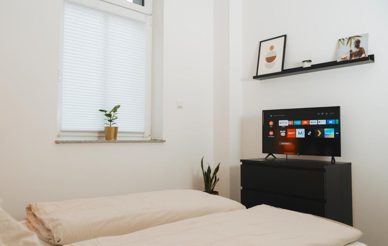 Aur Design Modern Boho X Premium Queensize Fussbodenheizung Kaffee Netflix Business&Familie Magdeburg Eksteriør bilde